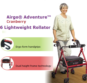 Airgo Adventure 6 Lightweight Rollator